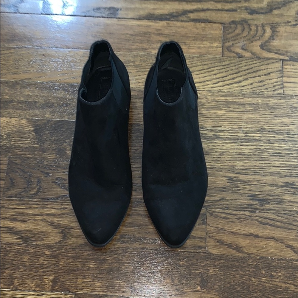 Low Black Booties